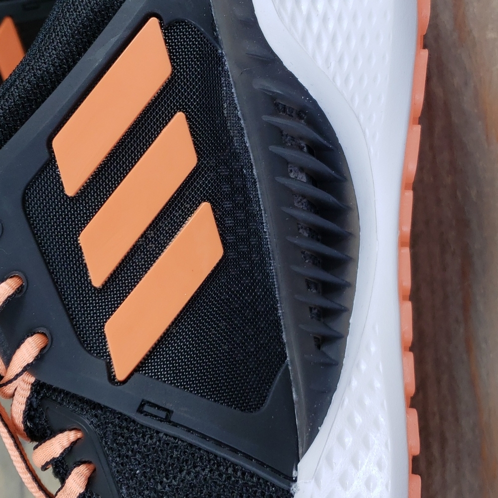adidas Women's ClimaCool Summer.Rdy Running Shoes Black/Orange - Picture 8 of 10
